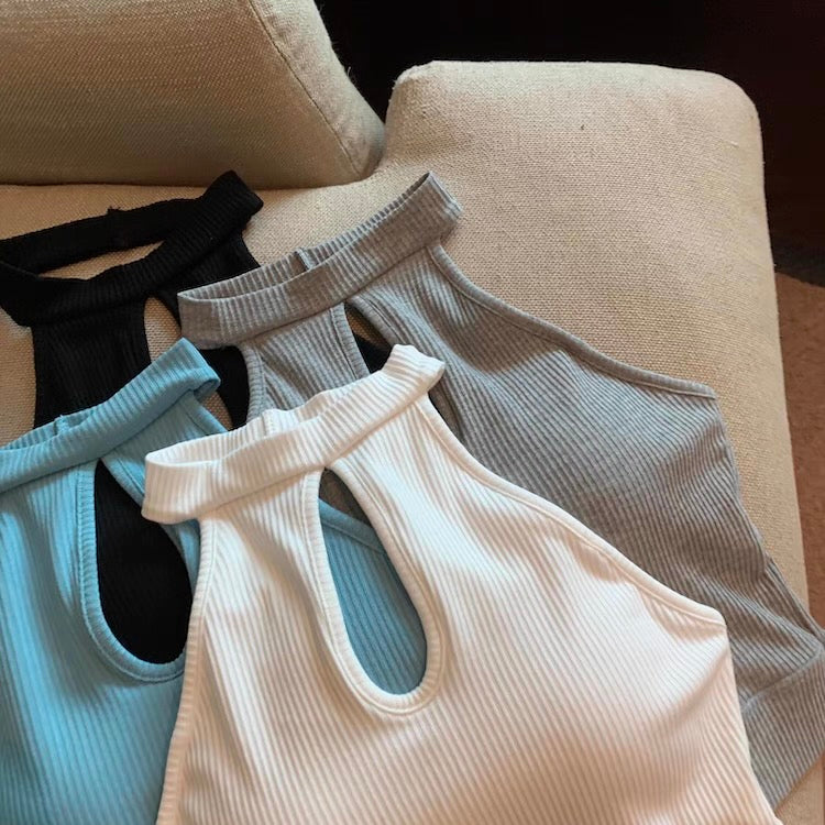 Kavya Halter Neck Built-In Bra Camisole